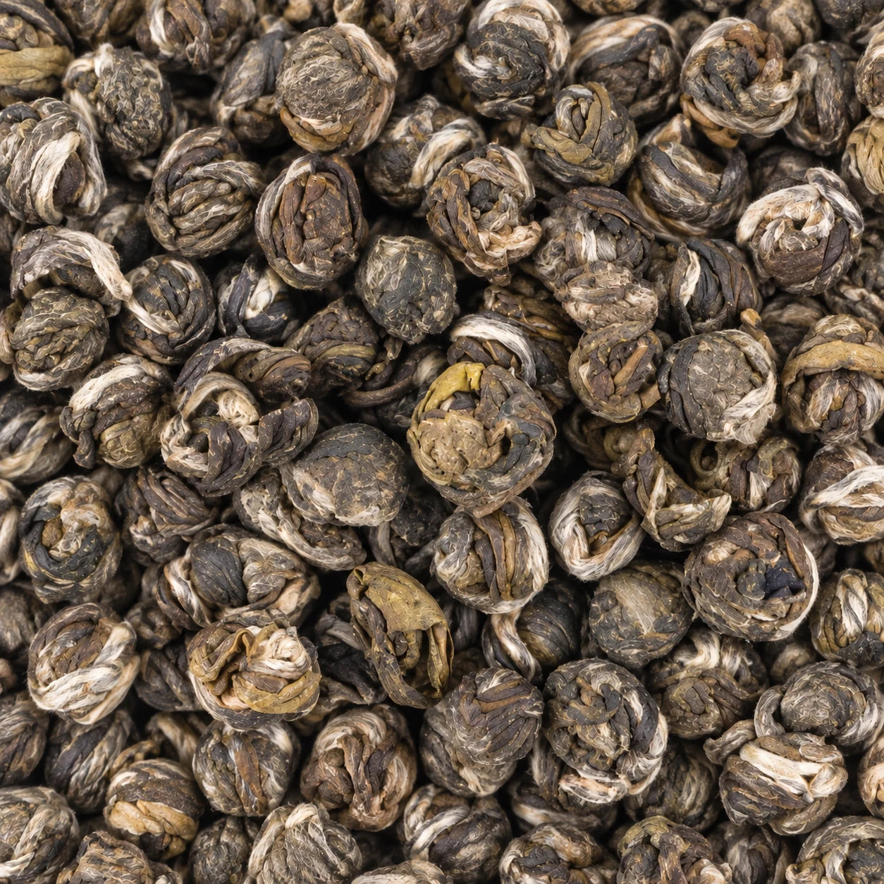 China Jasmine Dragon Pearl BIO – thé en vrac en gros plan