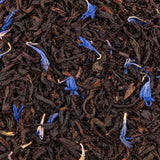 Earl Grey Deluxe – thé en vrac en gros plan