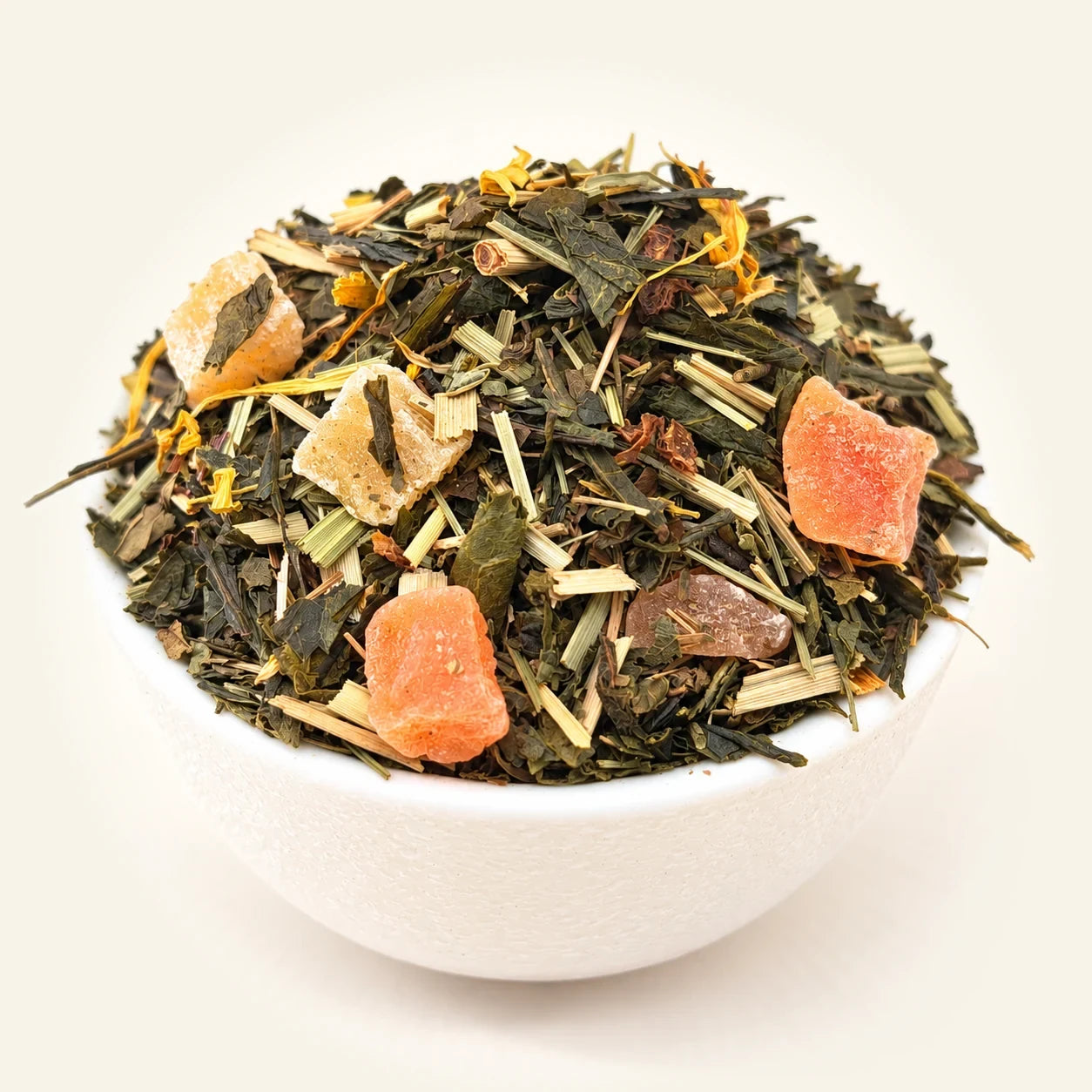 Thé vert Citron & Pêche Arôme naturel | Mingtea