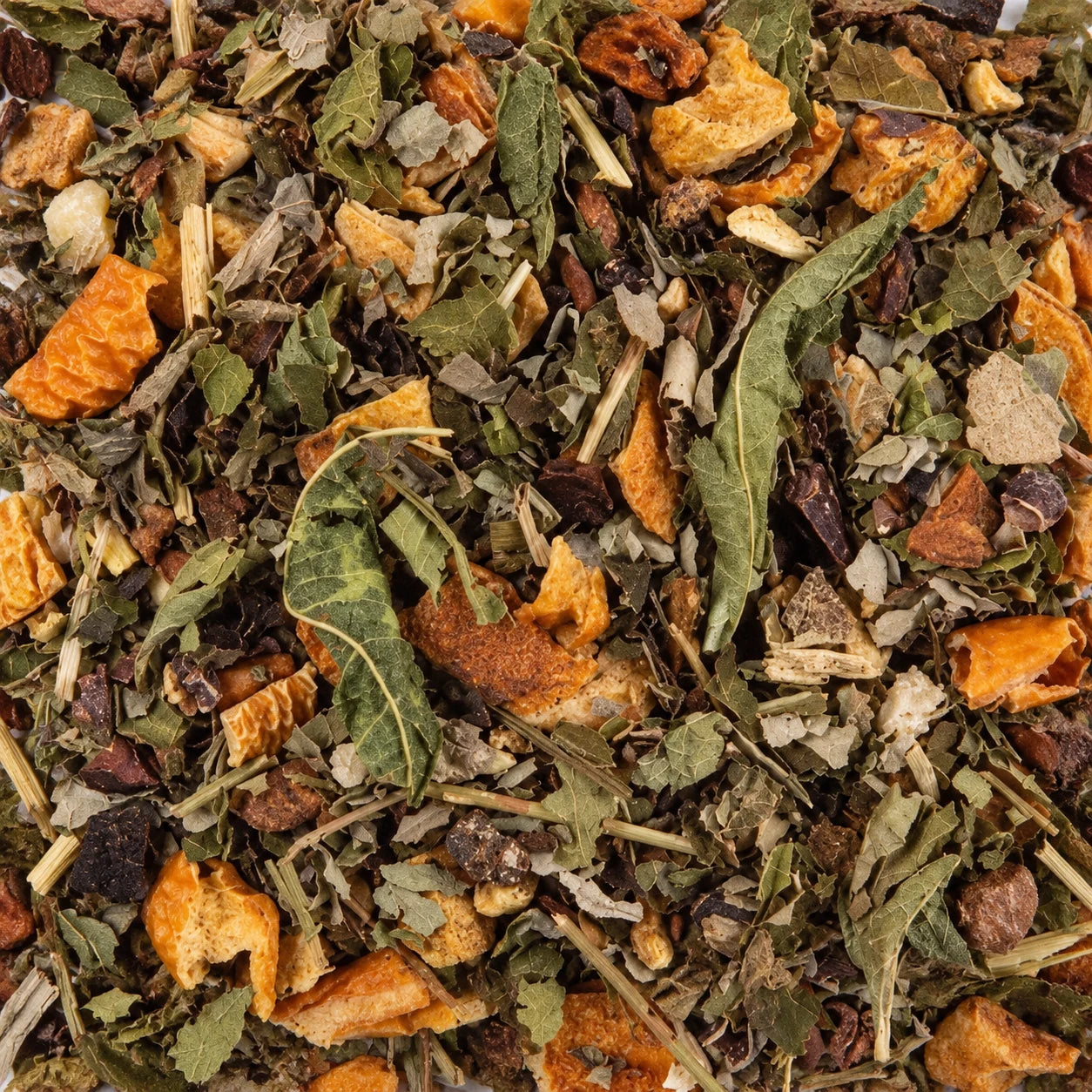 Tisane Winter wonderland – thé en vrac en gros plan