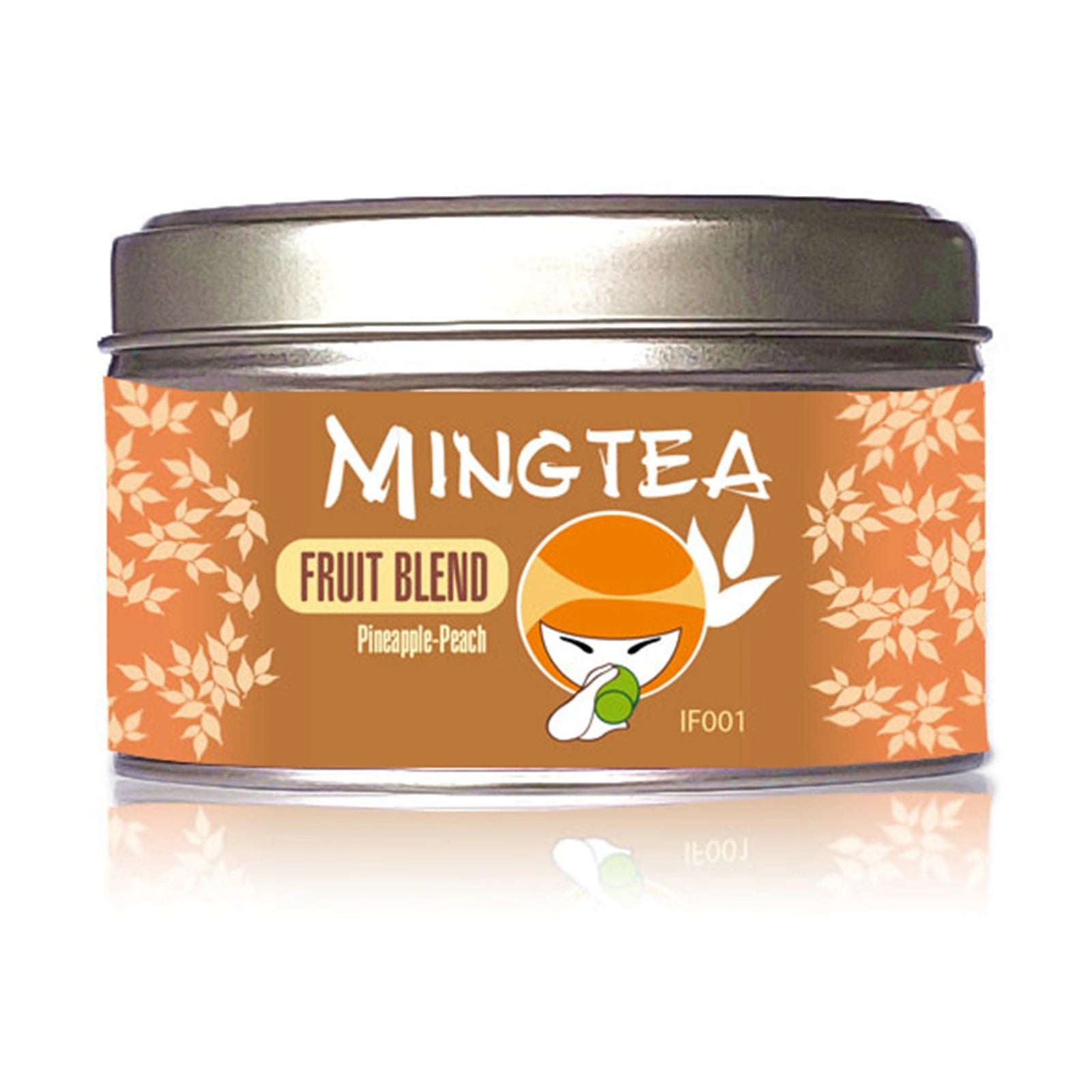 Mélange de fruits Ananas-Pêche – boîte à thé Mingtea