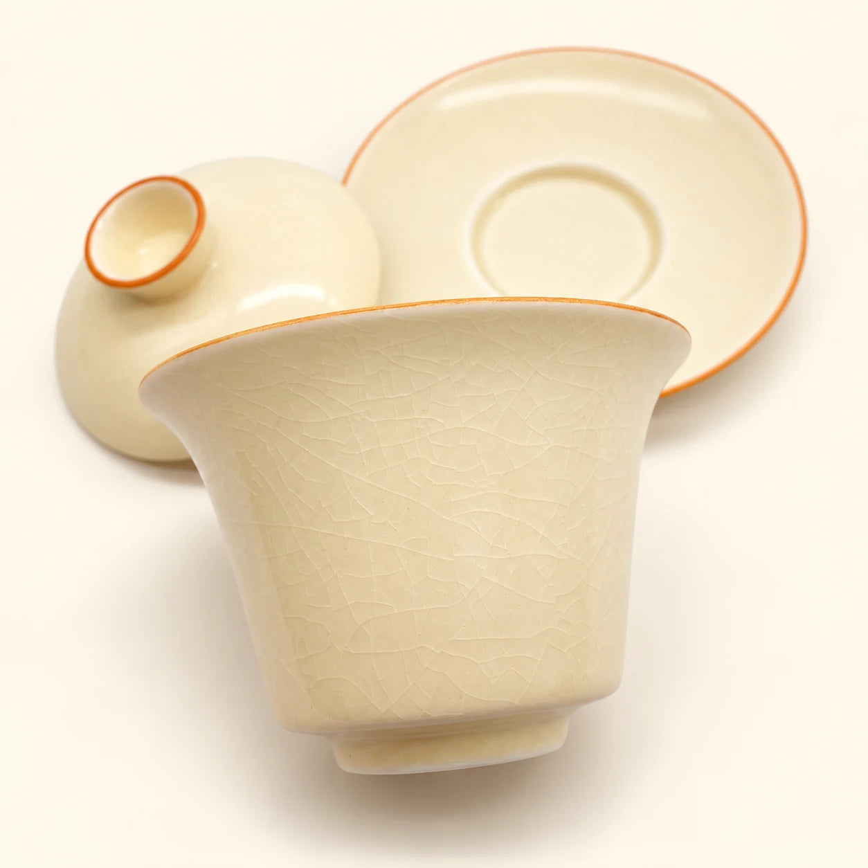 Gaiwan « Zhi Bai » fait main 150 ml – photo détaillée