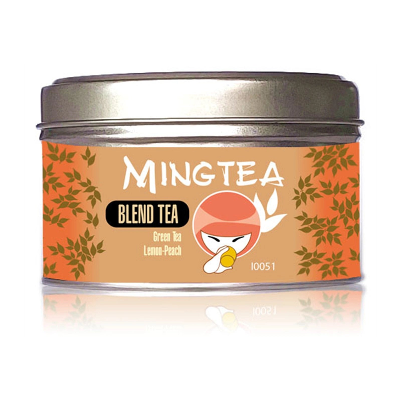 Thé vert Citron & Pêche Arôme naturel – boîte à thé Mingtea
