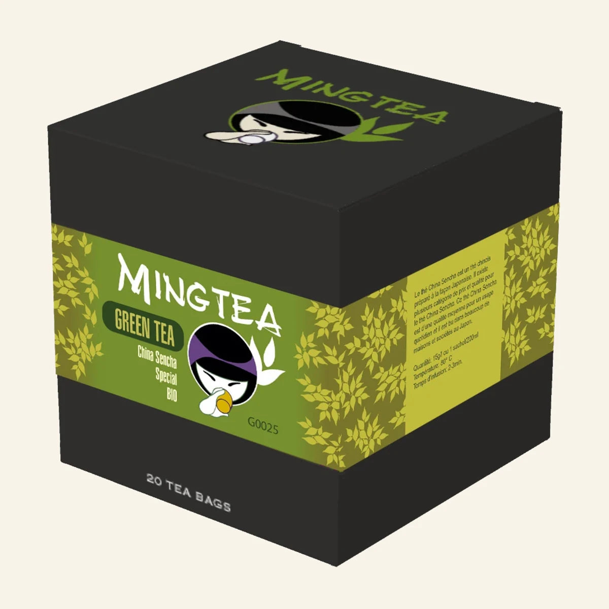 Thé vert Sencha Special BIO - 20 sachets pyramidaux – photo du produit