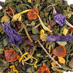 Tisane énergisante BIO – thé en vrac en gros plan