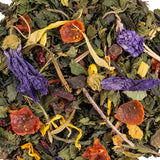 Tisane énergisante BIO – thé en vrac en gros plan