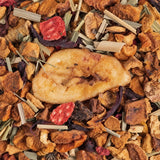 Tisane Dragon fruité BIO – thé en vrac en gros plan