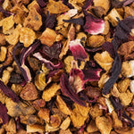 Infusion Gingembre-orange-cannelle BIO – thé en vrac en gros plan