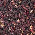 Tisane Hibiscus BIO – thé en vrac en gros plan