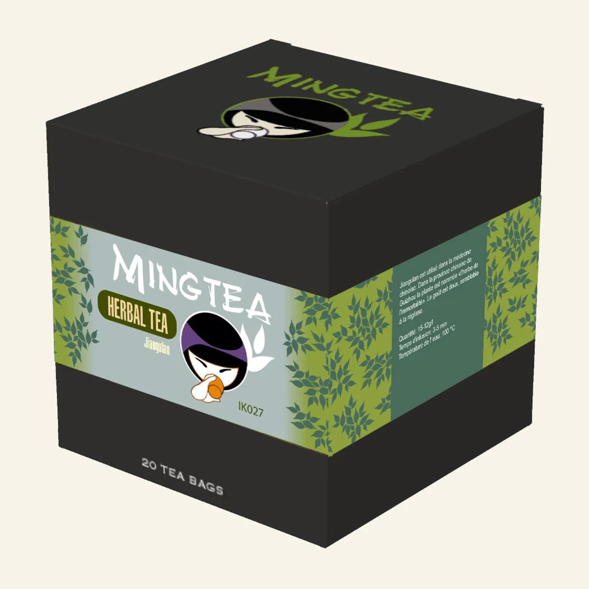 Tisane Jiaogulan - 20 sachets pyramidaux – photo du produit