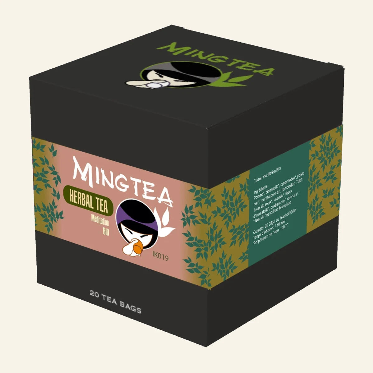 Tisane Thé de méditation BIO - 20 sachets pyramidaux – photo du produit