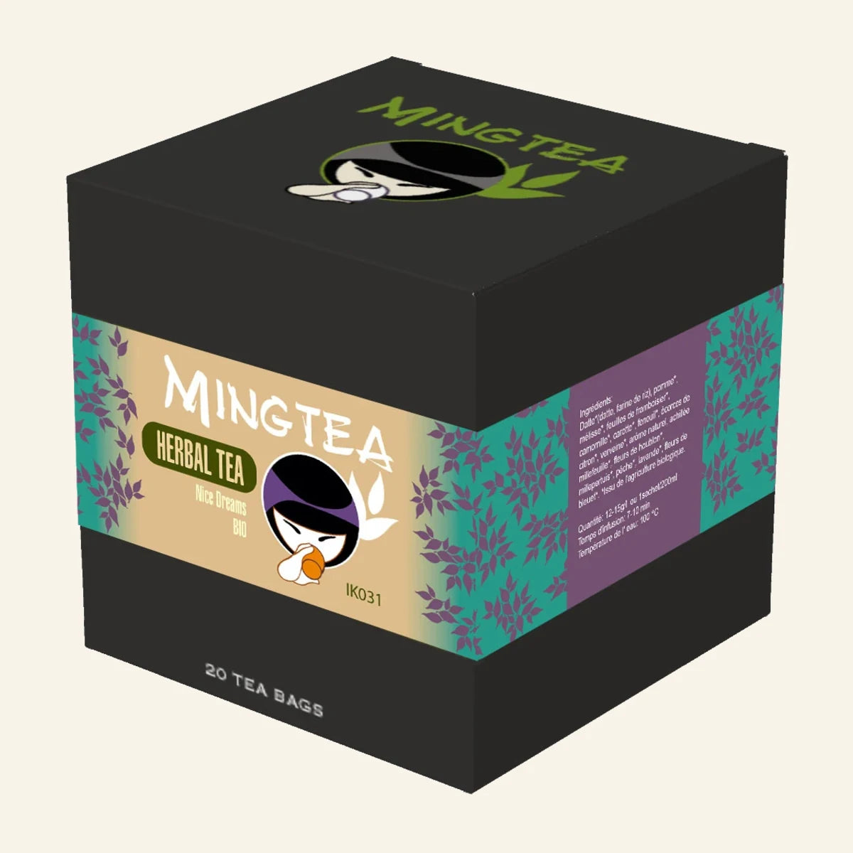 Tisane Nice Dreams BIO - 20 sachets pyramidaux – photo du produit