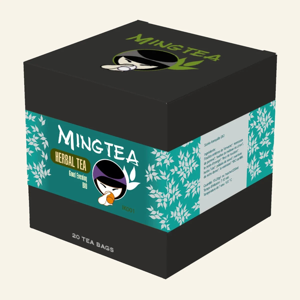 Tisane Soirée paisible BIO - 20 sachets pyramidaux – photo du produit