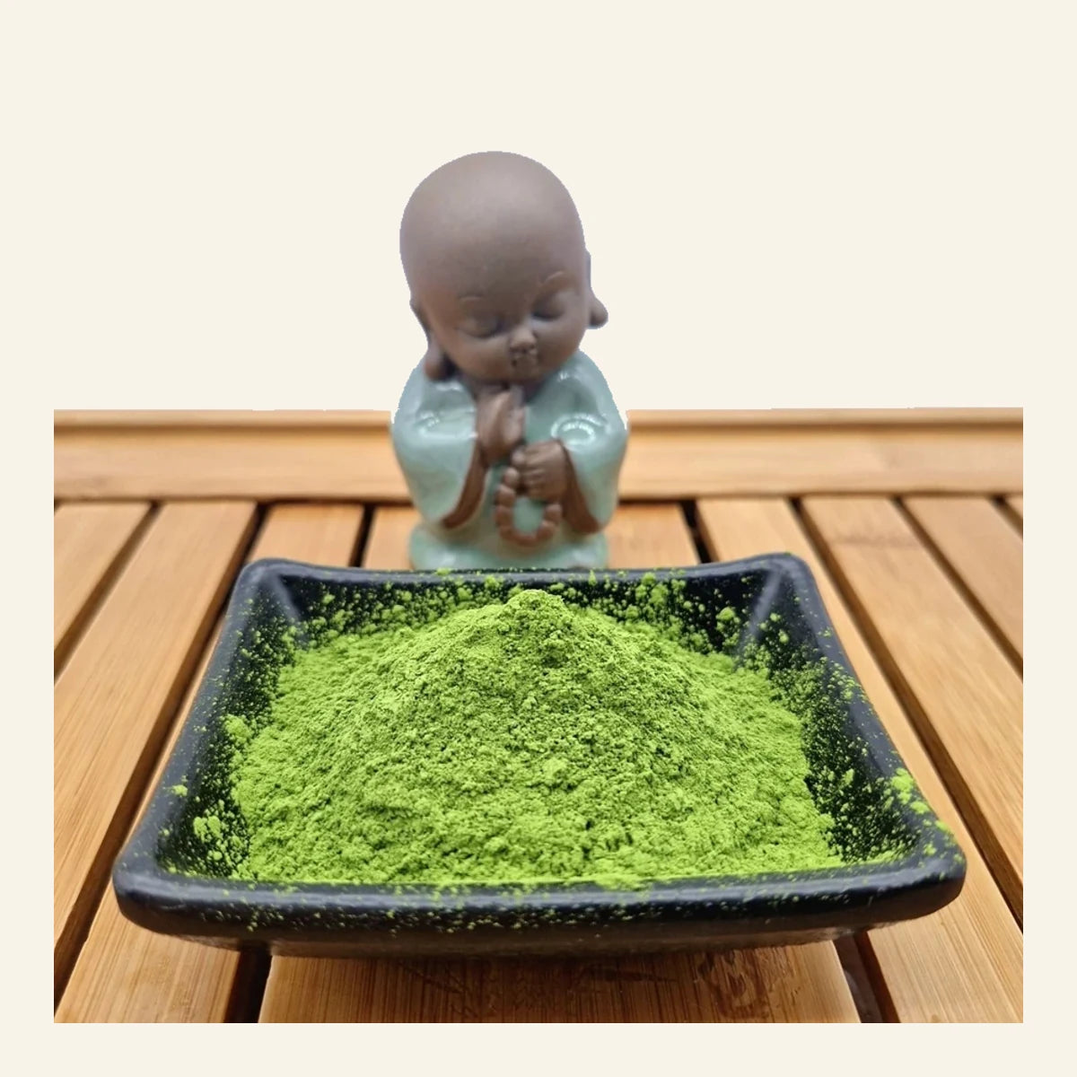 Matcha Premium Kirishima 1st Flush – 30 g + Sachet de recharge 30 g – photo détaillée
