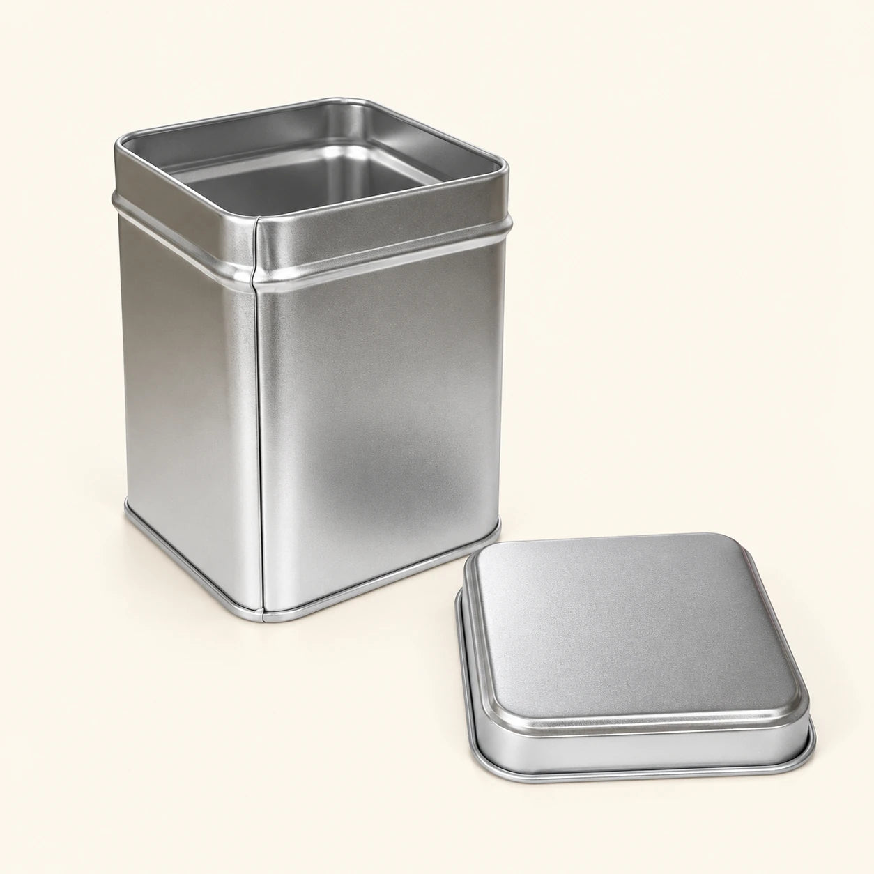 Boîte à thé métallique 50 g – photo détaillée
