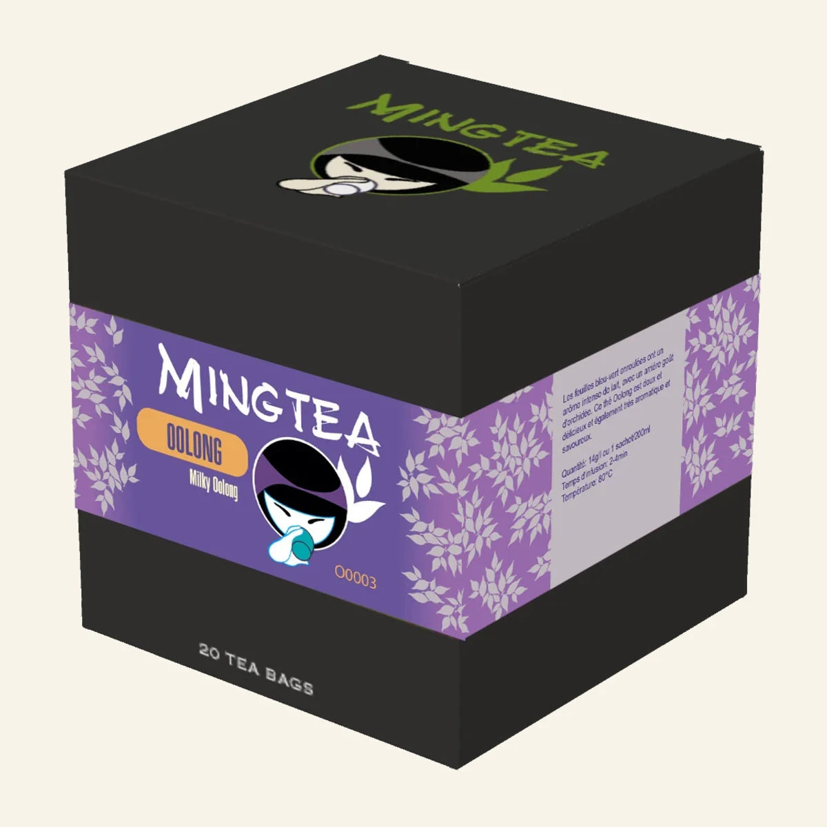 Thé Milky Oolong BIO - 20 sachets pyramidaux – photo du produit