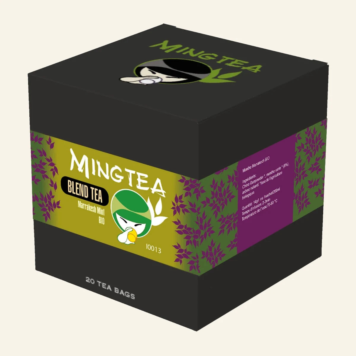 Menthe Marrakech BIO - 20 sachets de thé pyramidaux – photo du produit