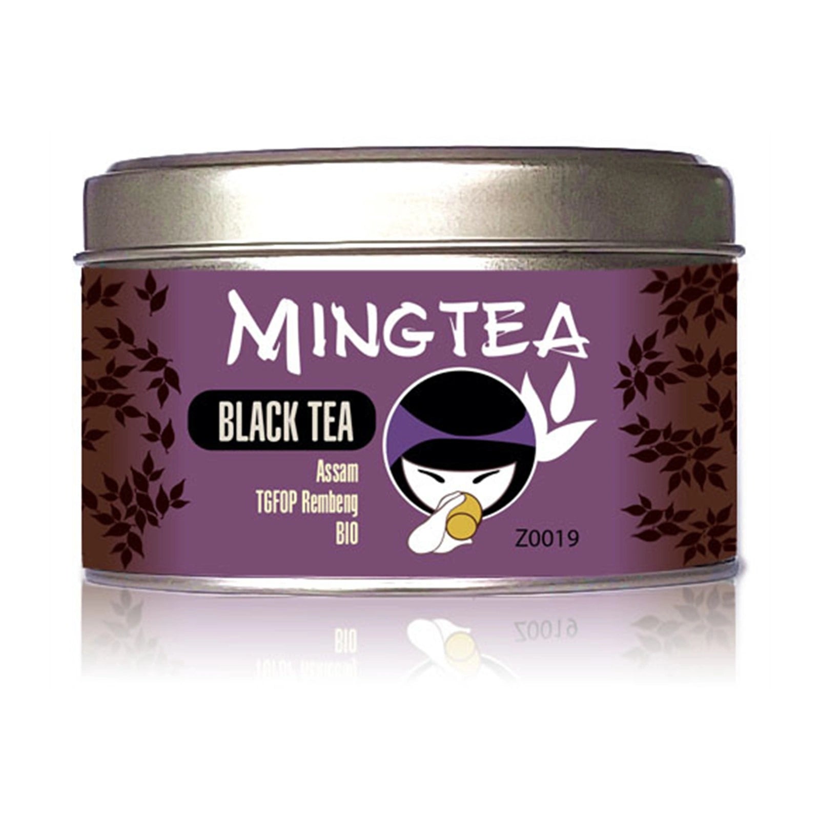 Thé noir Assam TGFOP Rembeng BIO – boîte à thé Mingtea